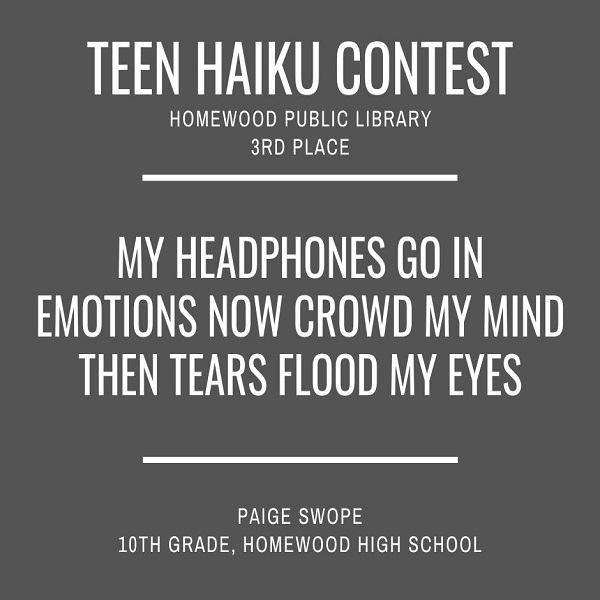 Haiku 3rd Place